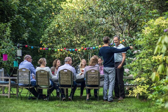 Gartenfest mit Familie und Freunden